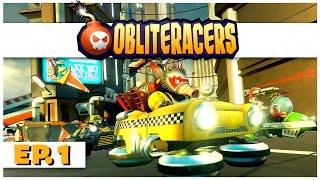 Obliteracers  Ep 1  Cart Racing Mayhem  Lets Play Obliteracers Gameplay [upl. by Aeiram238]