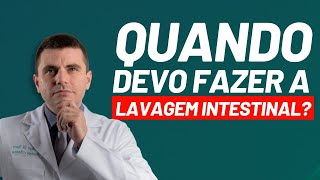 LAVAGEM INTESTINAL constipação e fecaloma [upl. by Neau]