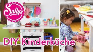 Kinderküche für unter 25€ bauen  ist das machbar  DoitYourself  Sallys Welt WirBleibenZuhause [upl. by Arytahs193]