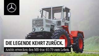 Die Legende kehrt zurück Azubis erwecken den MBtrac 6570 zum Leben [upl. by Ahseiuqal]