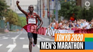 Kipchoge 🇰🇪 wins marathon gold again 🥇  Tokyo Replays [upl. by Shenan799]