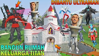 ROBOT SKIBIDI TOILET HANCURKAN RUMAH ISTANA TITAN UPIN IPIN TAKUT  GTA 5 BOCIL SULTAN [upl. by Mehsah]