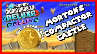 Mortons Compactor Castle All Star Coins  Mortons Castle  New Super Mario Bros U Deluxe [upl. by Ethyl]