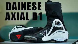 Best of the Best  Dainese Axial D1 Boots [upl. by Pampuch]