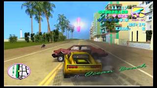 Criminal free gta vice city mission on with local police cops [upl. by Silliw]