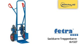 Fetra Treppenkarre TK 1327 Sackkarre bis 200kg [upl. by Kissner]