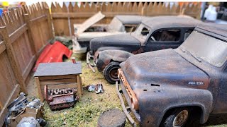 125 Scale quotBackyardquot Diorama [upl. by Ahsikan594]