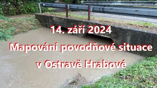 Velká voda v Ostravě Hrabové [upl. by Vinay23]