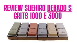 Review das Pedras de Afiar Suehiro Debado S Grits 1000 e 3000 [upl. by Cerys]