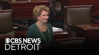 Senator Debbie Stabenow delivers farewell speech [upl. by Eisso]