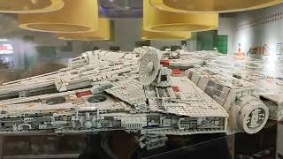 LEGO UCS Star Wars 75252 Star Destroyer vs 75192 Millenium Falcon Media Markt Hamburg [upl. by Vidal]