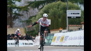 Faun Drôme Classic 2024  Marc Hirschi devant Juan Ayuso le doublé des UAE Team Emirates [upl. by Grimaldi944]