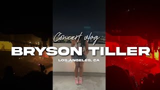 Bryson Tiller Concert Vlog ⚠️ LOS ANGELES [upl. by Seligman54]