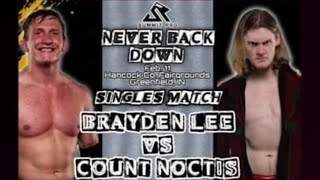 Brayden Lee vs Count Noctis [upl. by Rimma]