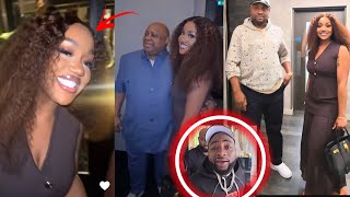 Davido React as his Wife Chioma was Spotted in London at his Cousin Graduation without him [upl. by Rimhsak]