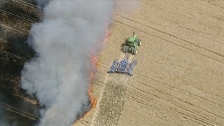 Fire in Weld County field [upl. by Annaul]