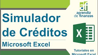 Simulador de Créditos en Excel [upl. by Sac]