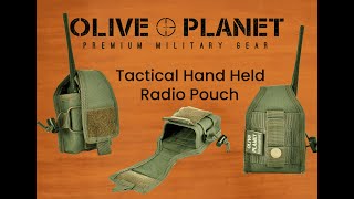 Tactical Hand Held Radio Pouch [upl. by Etterual]