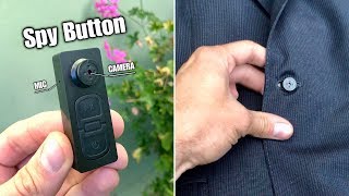 Spy Button Camera Recorder [upl. by Eugatnom]