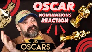 OSCAR NOMINATIONS REACTION 2024  Thoughts on the Oscar Nominees [upl. by Verine]