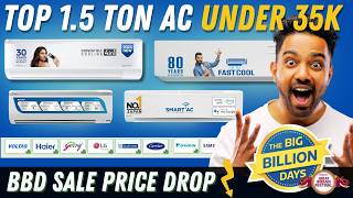 TOP 15 Ton AC You Cant Miss – Under ₹35000  Big Billion Days Sale air conditioners deals [upl. by Derf]