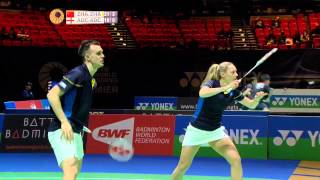 YONEX ALL ENGLAND BADMINTON CHAMPIONSHIPS 2014 XDQF [upl. by Harwill900]