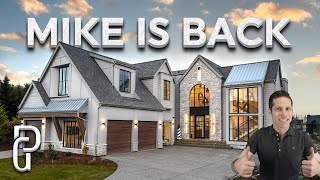 Mike Is Back Inside a 32M Modern European Style Mansion In Calgary Alberta Canada  House tour [upl. by Eciral]