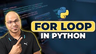 21 Python Tutorial for Beginners  For Loop in Python [upl. by Rivi]