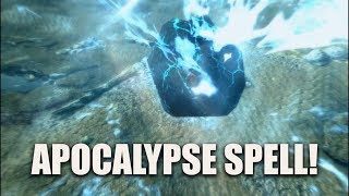 Skyrim SE  Apocalypse spell itself Apocalypse mod [upl. by Berey385]