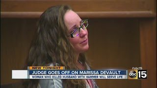 Judge speaks out at Devault sentencing [upl. by Elleinod]