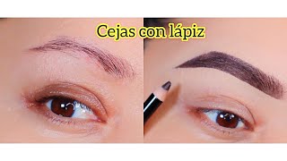 Tutorial de Cejas Para PRINCIPANTES  tutorial de cejas con Lápiz ✏️ [upl. by Koenig]