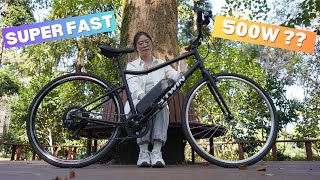 500W Rear Motor Wheel Ebike Conversion Kit for Cassette Bike BuildTop Speed Test amp Review [upl. by Stalder234]