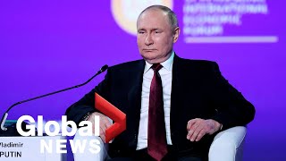 Putin slams West’s quotrecklessquot sanctions on Russia blames US for global food crisis [upl. by Solley]