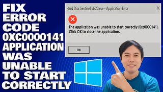 How To Fix Error Code 0xC0000141 Application Was Unable To Start Correctly in Windows 11 [upl. by Abixah442]