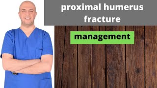 proximal humerus fracture management lecture by dr elattar [upl. by Eleda]