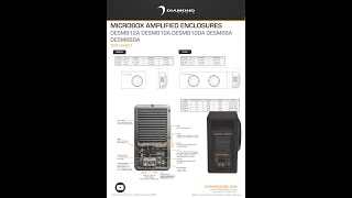 Diamond Audio DES MicroBox Amplified Subwoofer Solutions [upl. by Atrahc689]