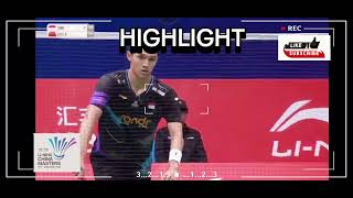 Jonatan Christin INA VS Lei Lan Xi  CHN  QF Li Ning China Master Badminton 2024 [upl. by Honig]