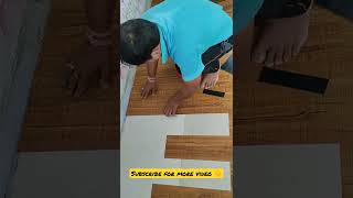 PVC Flooring PlanksTiles Installation  How to Install Pvc Vinyl Flooring [upl. by Anabelle294]