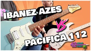 Ibanez AZES vs Yamaha Pacifica  New Budget Strat Shootout [upl. by Balliett]