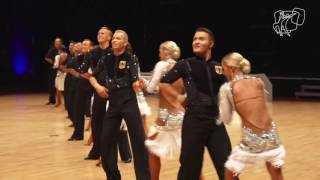 FG TTC RotWeissSilber Bochum GER  2016 World Formation Latin  DanceSport Total [upl. by Hughes666]