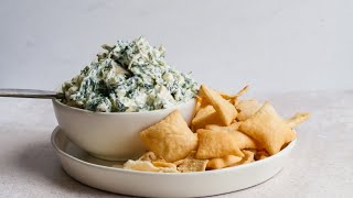 Cold Spinach Artichoke Dip Recipe [upl. by Nelloc]