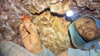 Gemstones in Morocco Vanadinite Mibladen  Mining Morocco Ep 6 wolf2raven [upl. by Dowski]