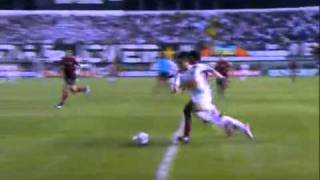 Santos 4 x 5 Flamengo Elano bate penalti com cavadinha e Felipe defende na Embaixadinha 270711 [upl. by Trygve]