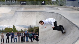 Mladá Boleslav Nový moderní skatepark v areálu Betonárky Radouč byl oficiálně otevřen [upl. by Bendick]