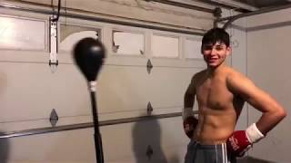 Ryan Garcia demonstrates how to use the cobra bag 🔥 [upl. by Sarnoff]