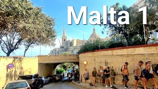 Malta 🇲🇹 Best Ferry Ride Sliema  Valletta  Love at First Sightseeing [upl. by Anastasius]