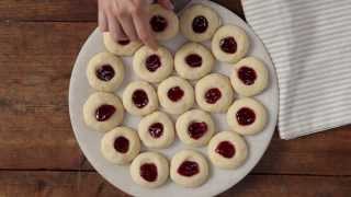 How to Make Lemon Thumbprint Cookies  Southern Living [upl. by Ahsilam]