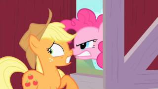 My Little Pony clip Applejack Fends Off Suspicious Pinkie Pie [upl. by Tonina]