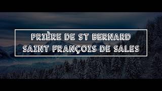 Prière contre le désespoir à la Vierge marie — St Bernard — Saint François de Sales [upl. by Hanauq99]