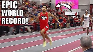 NEW WORLD RECORD The Fastest 400 Meters Ever Run  Christopher Morales Williams  2024 SEC Final [upl. by Shanna274]